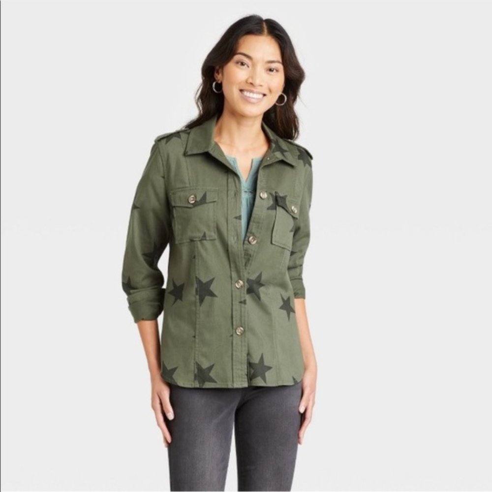 Knox Rose utility jacket stars size Extra Small
